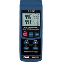 Thermom&egrave;tre &agrave; thermocouple pour enregistreur de donn&eacute;es avec certificat de calibration O-Max