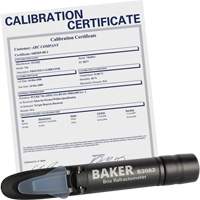 Réfractomètre avec certificat ISO, Analogue (verre-regard)-Numérique, Brix IC781 | O-Max