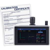 Analyseur de la qualit&eacute; de l'air avec support mural/de bureau et certificat de calibration O-Max