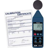 Ensemble sonom&egrave;tre &agrave; enregistrement de donn&eacute;es avec certificat de calibration O-Max