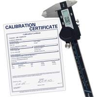 6" (150 mm) Digital Caliper with Traceable Calibration Certificate, 0.0005" (0.01 mm) Resolution, 0" - 6" (0 mm - 150 mm) Range O-Max