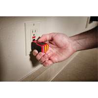 D&eacute;tecteur de tension et testeur de prise DDFT, 50 V - 1000 V, Alerte Affichage & son O-Max