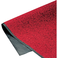 ColorStar Matting, Wiper, 3' x 5' x 3/8", Red/Black O-Max