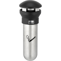 Solutions pour la gestion des m&eacute;gots de cigarettes Infinity, Montage mural, M&eacute;tal, Capacit&eacute; 0,60 gal./0,60 gal. US, Hauteur 18" O-Max