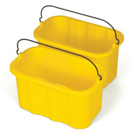 Seau porte-accessoires Executive Series, Capacit&eacute; de 2.5 gal. US (10 pintes), Jaune O-Max