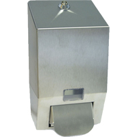 Distributeur de savon en acier inoxydable, À pression, Capacité de 1000 ml, Format Cartouche de recharge JH176 | O-Max