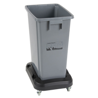 Bac &agrave; d&eacute;chets et de recyclage, Plastique, 16 gal. US O-Max