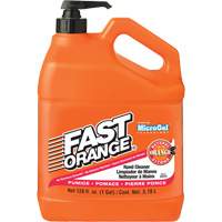 Hand Cleaner, Pumice, 3.78 L, Pump Bottle, Fresh Scent O-Max