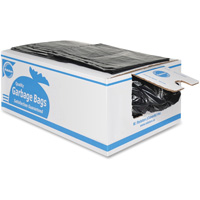 Industrial Garbage Bags, Strong, 36" W x 26" L, 0.85 mils, Black O-Max