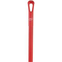 Manche ultra hygi&eacute;nique, Balai/Grattoir/Raclette, Rouge, Ergonomique, 59" lo O-Max