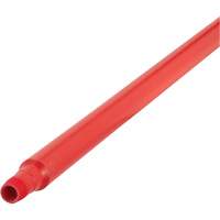 Manche ultra hygi&eacute;nique, Balai/Grattoir/Raclette, Rouge, Ergonomique, 59" lo O-Max