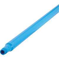 Ultra Hygiene Handle, Broom/Scraper/Squeegee, Blue, Ergonomic, 59" L O-Max