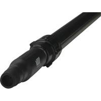 Manche de brosse pour plateforme, Brosse/Support &agrave; tampon, Noir, T&eacute;lescopique, 62"-113" lo O-Max
