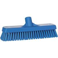 Deck & Wall Scrub Brush, Stiff Bristles, 12", Polyester, Blue O-Max