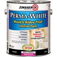 Peinture int&eacute;rieure Mold & Mildew-Proof Perma-White, 3,78 L, Gallon, Blanc O-Max