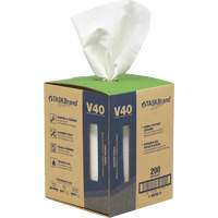 TaskBrand&reg; V40 Value Series Wipers, All-Purpose, 12" L x 10" W O-Max