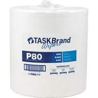 TaskBrand&reg; P80 Premium Series Wipers, Heavy-Duty, 13" L x 12" W O-Max