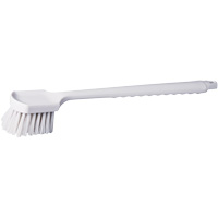 Long Handle Pot Brush, 20" L, Polypropylene Bristles, White O-Max