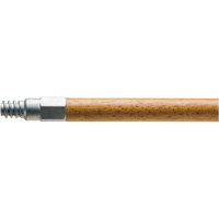 Handle with Metal Tip, Wood, ACME Threaded Tip, 1-1/8" Diameter, 60" Length O-Max