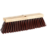 Balai-brosse de rue et d'&eacute;curie, 16", Extra-ferme, Soies Polypropyl&egrave;ne O-Max
