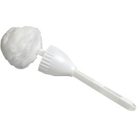 Cleaning Swab with Cup, 14-1/2" L, Acrylic Bristles, White O-Max