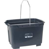 Seau double, Capacit&eacute; de 4,75 gal. US (19 pintes), Gris O-Max