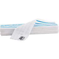 Disposable Mop Pad, Hook and Loop Style, Microfibre, 18" L x 4" W JO090 | O-Max