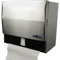 Universal Towel Dispener, Manual, 10.5" W x 6.75" D x 9.5" H O-Max