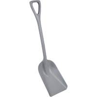 Pelle monobloc perceptible par d&eacute;tecteur de m&eacute;tal, Lame 10" x 14", Longueur de 37-1/2", Plastique, Gris O-Max