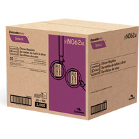 Serviettes de table &agrave; plis 1/8 Pro Select, 2 pli, 15" x 16" O-Max