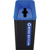 Bac de recyclage mixte Sustain, Vrac, Plastique, 15 gal. US O-Max