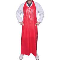 Top Dog 6 Mil. Apron, Polyurethane, 50" L x Red O-Max