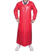 Top Dog 6 Mil. Gown, Large, Red, Polyurethane O-Max