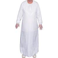 Top Dog 6 Mil. Gown, Large, White, Polyurethane O-Max