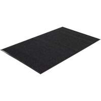 Tapis &agrave; nervures doubles, Essuie-pieds/grattoir, 3' x 5' x 1/4", Charbon O-Max