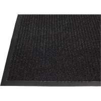 Tapis &agrave; nervures doubles, Essuie-pieds/grattoir, 3' x 5' x 1/4", Charbon O-Max