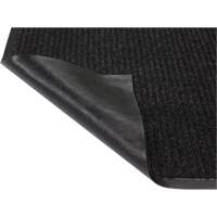 Tapis &agrave; nervures doubles, Essuie-pieds/grattoir, 3' x 5' x 1/4", Charbon O-Max