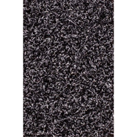 Tundra Indoor/Outdoor Matting, Latex/Polypropylene, Scraper Type, Tufted Cut Pile Pattern, 3-1/2' x 6', Charcoal O-Max