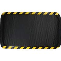 Hog Heaven Mat, Diamond, 3' x 5' x 5/8", Black/Yellow, Nitrile O-Max