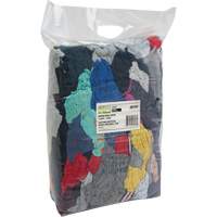 Recycled Material Wiping Rags, Cotton, Mix Colours, 10 lbs. JQ107 | O-Max