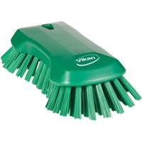 Brosse &agrave; main, Soies Tr&egrave;s ferme, Longueur de 9-1/10", Vert O-Max