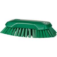 Brosse &agrave; main, Soies Tr&egrave;s ferme, Longueur de 9-1/10", Vert O-Max