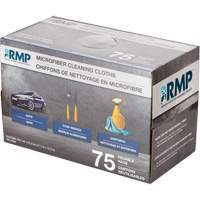 Chiffons lavables pour le nettoyage, Microfibre, Blanc O-Max