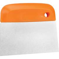 Coupe-p&acirc;te flexible en acier inoxydable, Orange, 4-1/2" la x 5-3/4" lo O-Max