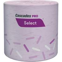Papier hygi&eacute;nique PRO Select, 1 Pli, 1000 Feuilles/Rouleu, Blanc O-Max