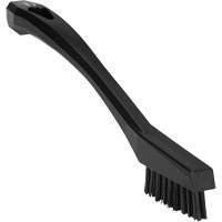 Brosse, Soies Tr&egrave;s ferme, Longueur de 8-1/10", Noir O-Max