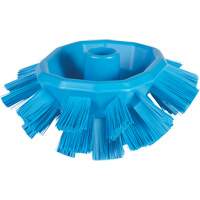 Brosse UST pour cuves, Soies Ferme, Longueur de 7-1/2", Bleu O-Max
