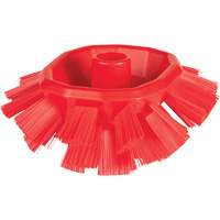 Brosse UST pour cuves, Soies Ferme, Longueur de 7-1/2", Rouge O-Max