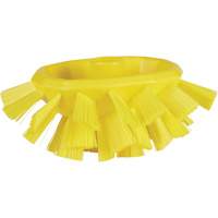 Brosse UST pour cuves, Soies Ferme, Longueur de 7-1/2", Jaune O-Max