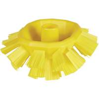 Brosse UST pour cuves, Soies Ferme, Longueur de 7-1/2", Jaune O-Max